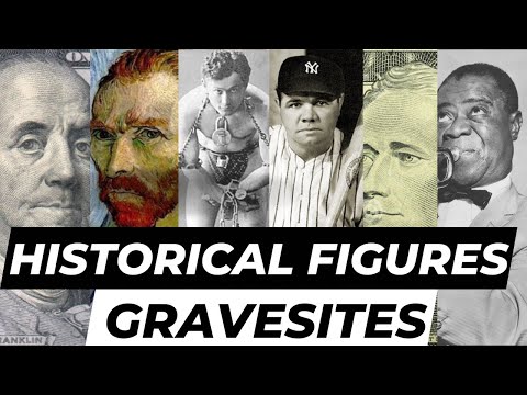 I Visit Historical Figure’s Graves [Celebrity Grave Montage]