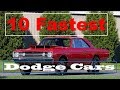 American Muscle The 10 Fastest Dodge Car HD