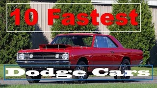 American Muscle The 10 Fastest Dodge Car HD
