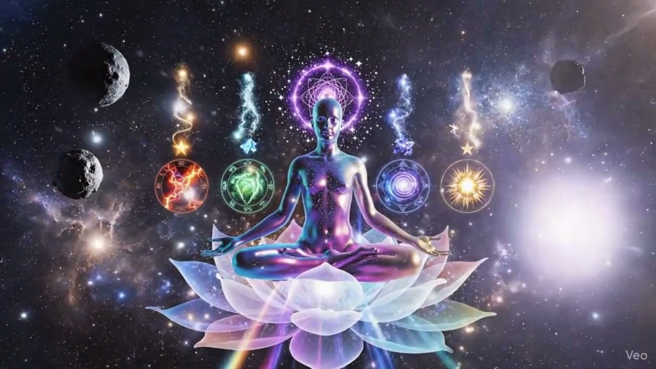 Cosmic Chakra Healing | Galactic Aura Cleansing Meditation | 7 Chakra Alignment in Deep Space