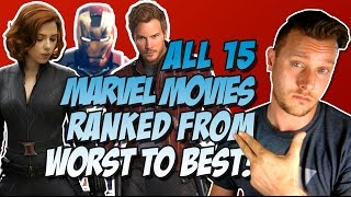 All 15 MCU Movies Ranked & Reviewed Worst to Best (with Guardians of the Galaxy Vol. 2)