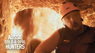 Mine Caves In On The Opal Whisperers! | Outback Opal Hunters