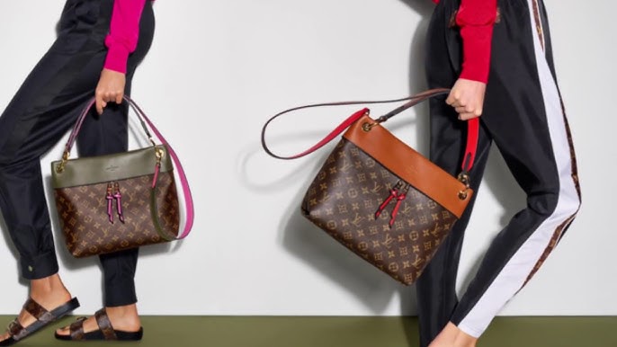 Louis Vuitton Tuileries Besace CrossbodyBag Monogram Canvas Brown Caramel