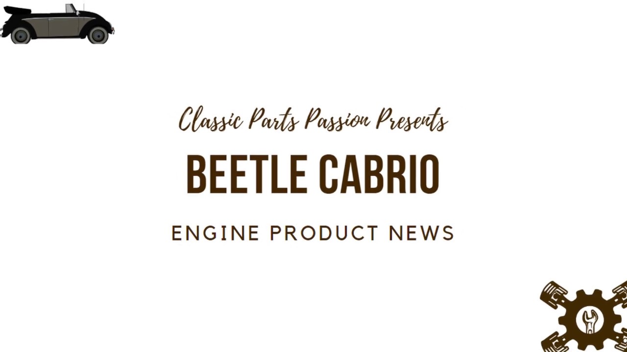 Beetle Cabrio Engine Product News