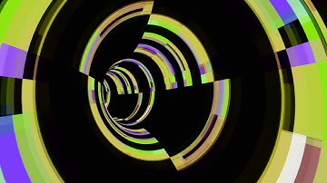 Vortex tunnel of streaming digital light loop Wormhole