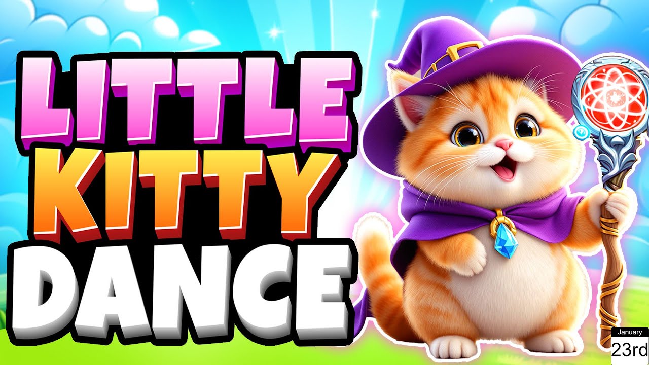 Little Kitty Dance - Freeze Dance | Dance Song for Kids | Big Hunter