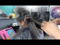 Her very FIRST SILK PRESS ON Natural Hair