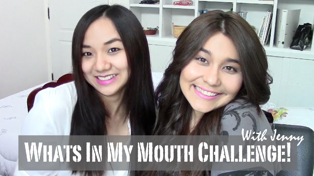 Whats In My Mouth Challenge With My BFF Jenny! | WARMING1UP