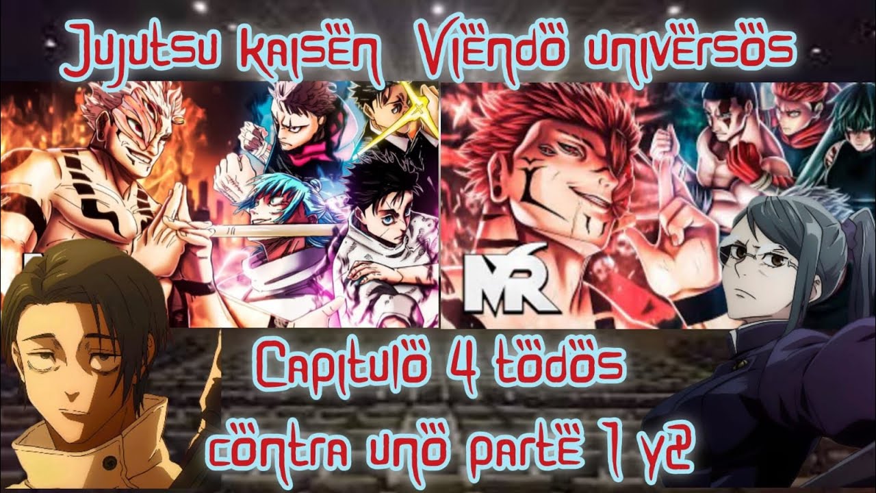 jujutsu kaisen viendo universos capítulo 4|todos contra uno parte 1 y 2.