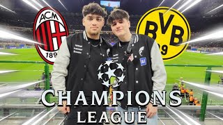 CHAMPIONS LEAGUE STADION VLOG⚽️ AC MILAN vs DORTMUND😍 Mailand Vlog mit Sidney & Eldos🔥