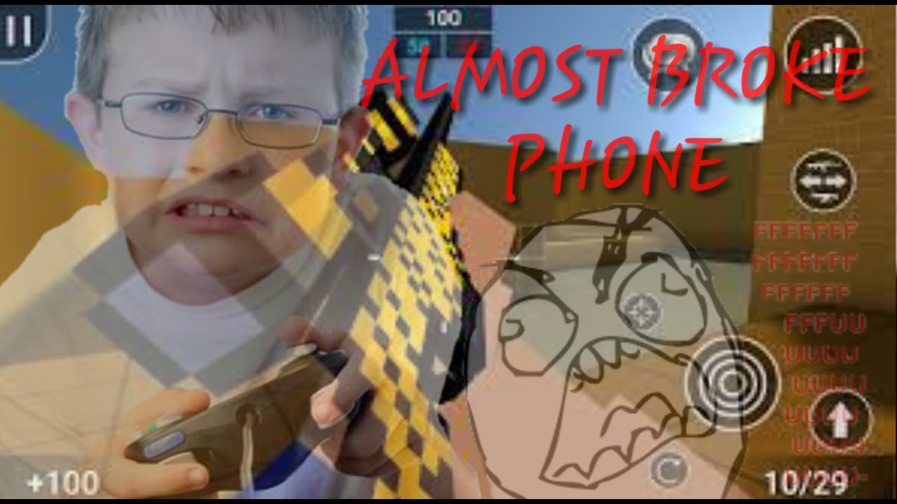 KIDS PHONE FALLS WHILE RECORDING A VIDEO AND ALOST BREAK´S