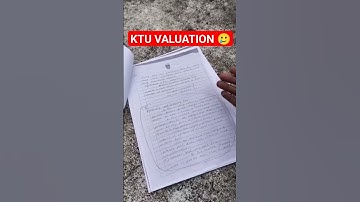 KTU exam valuation