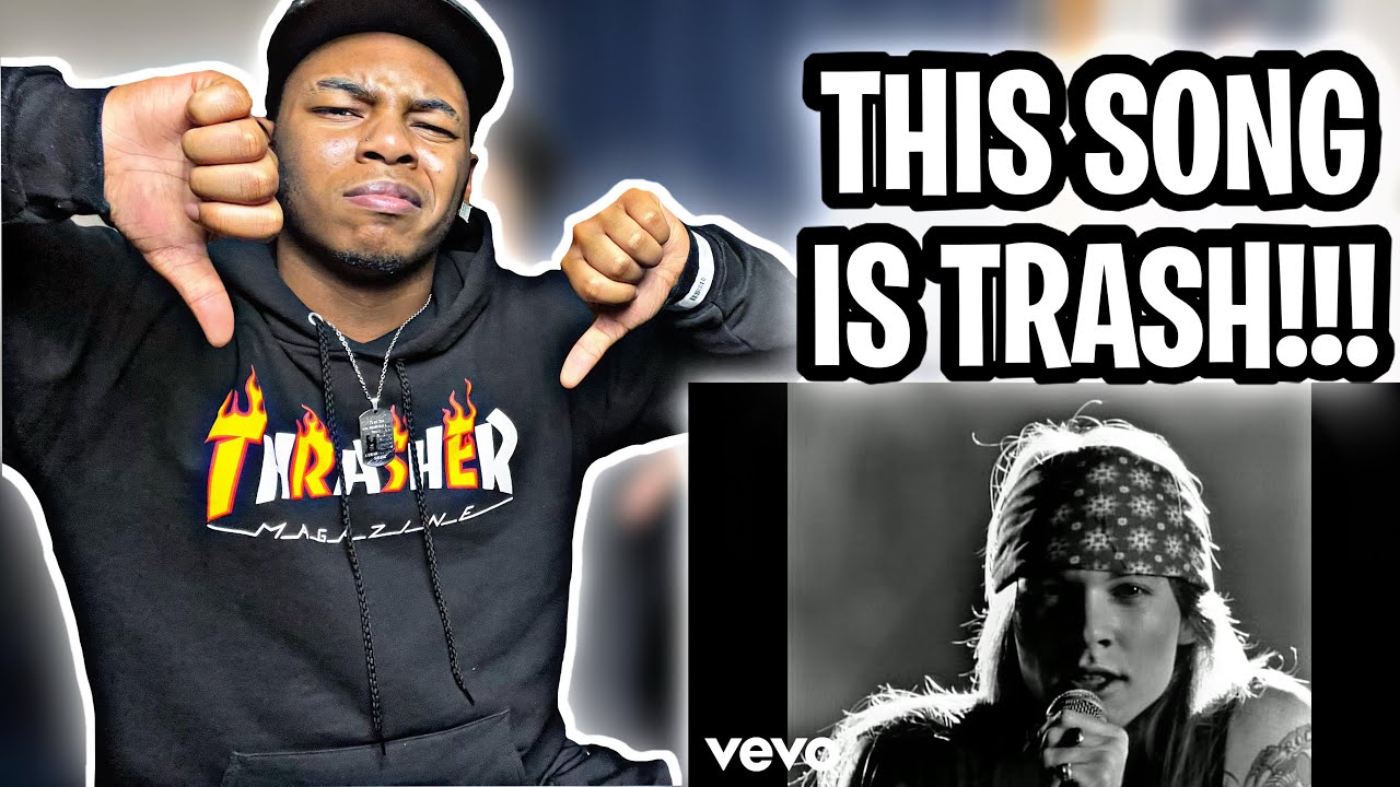 WORST ROCK SONG EVER!!! FIRST TIME HEARING Guns N' Roses - Sweet Child O' Mine | TEEN REACTS