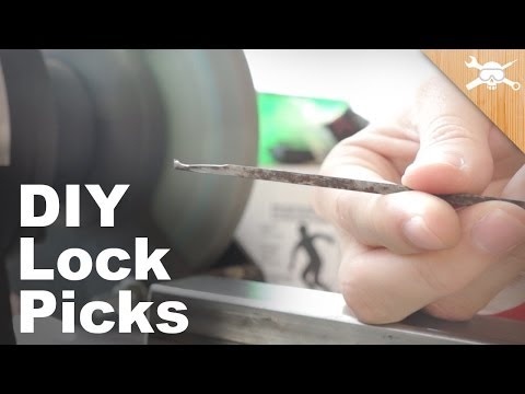 Pick a Lock for Free with DIY Lock Picking Set @diytryin