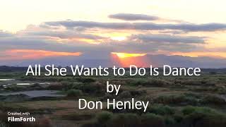 Don Henley - All She Wants to Do Is Dance