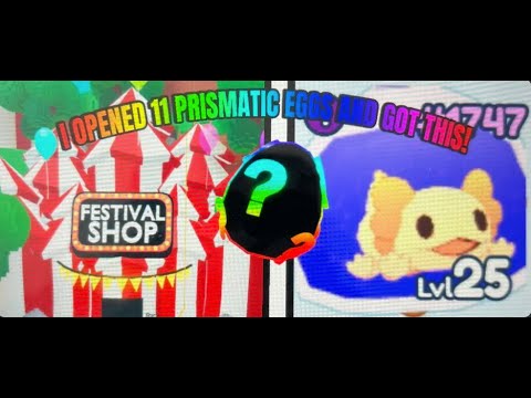 😱 I OPENED 11 PRISMATIC EGGS IN PET CATCHERS AND GOT THIS! 😱