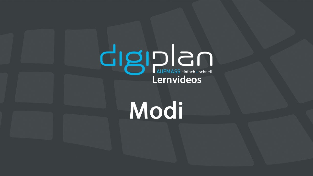 Modi - digiplan - Aufmass Software