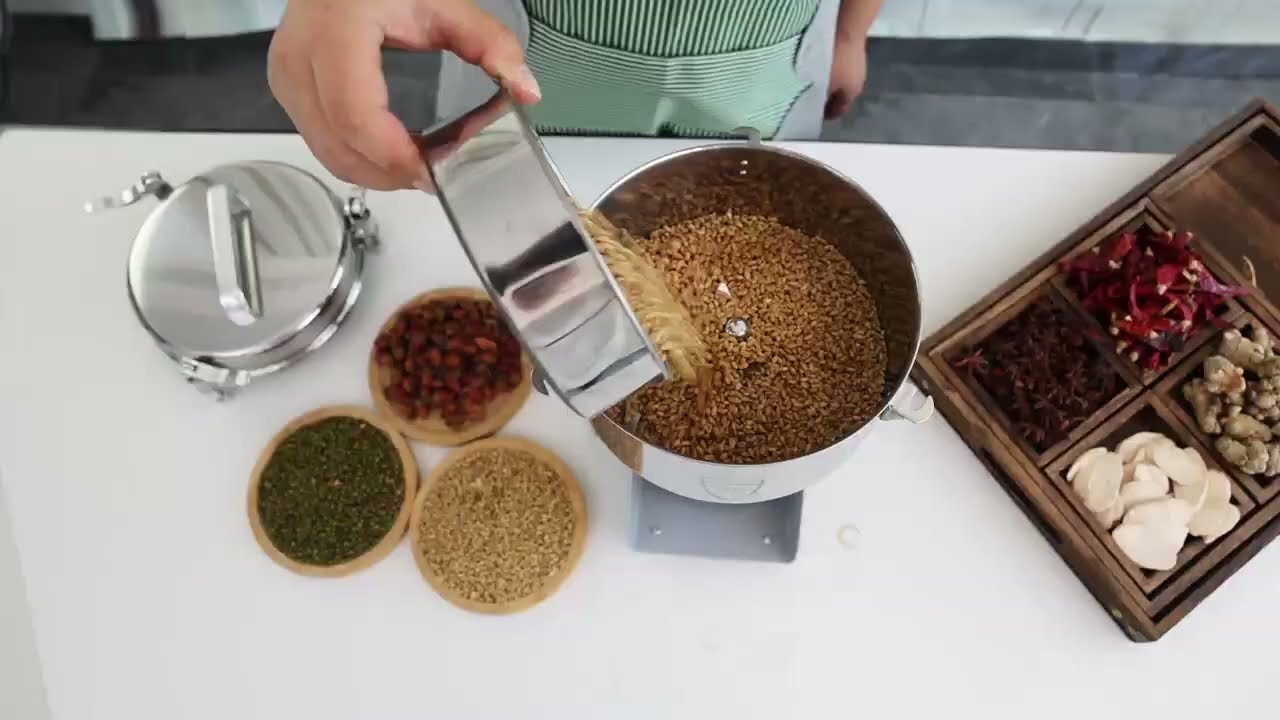 🌶️Powerful Commercial Grinder Test｜Easily Crush Spices & Grains with Incredible Efficiency!