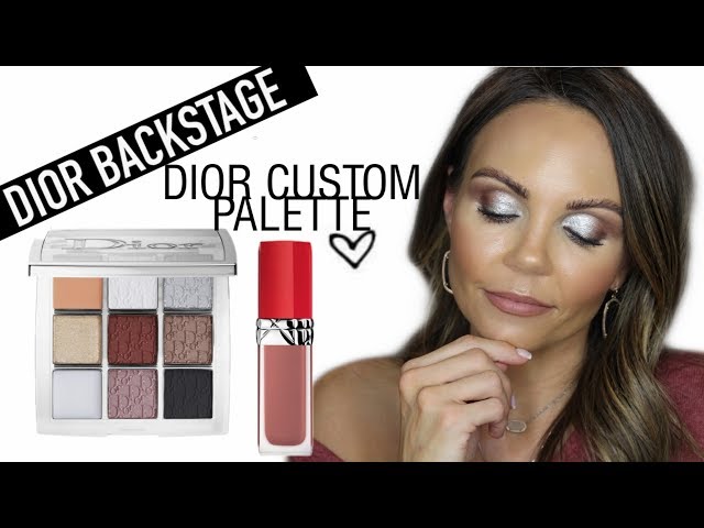 DIOR BACKSTAGE CUSTOM EYESHADOW PALETTE - YouTube