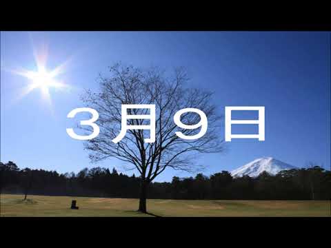 ３月９日【立体音響】