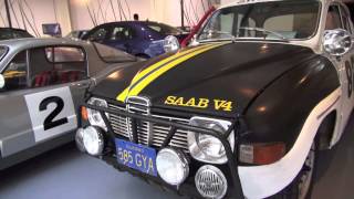 The SAAB rally cars at SAAB Car Museum