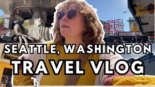 We went to Seattle, WA and saw a GIANT Troll!?! Travel Vlogs! Spend the day in Seattle with us!