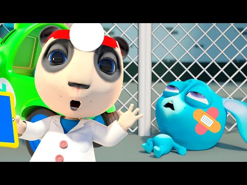 Doctor Panda Trata A Un Conejo | Dibujos animados para niños | Dolly y Amigos