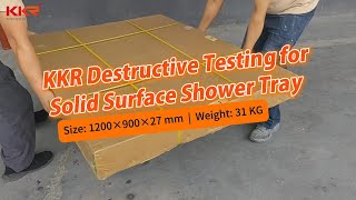 ULTIMATE Torture Test! Solid Surface Shower Base Put Through Hell – Does It Survive?