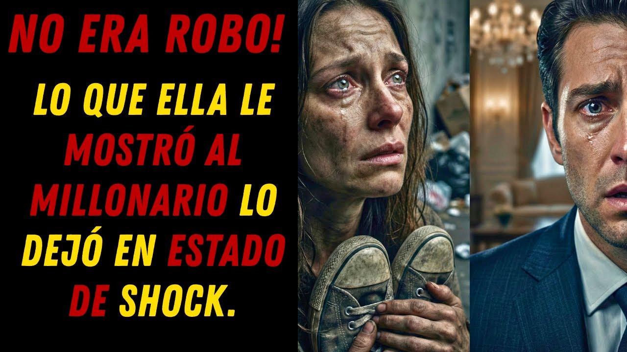MILLONARIO DESCUBRE A UN MENDIGO HAMBRIENTO EN EL SÓTANO... ¡PERO ELLA LE DICE QUE ESTÁ DEVASTADO!