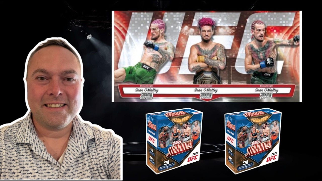 🎯 BOOM! Triumvirate HIT from 2025 UFC Stadium Club Mega Box!