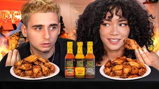 We Answer Everything whilst Eating SPICY Wings!