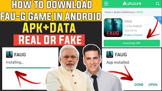 How To Download FAU-G Game In Android | Real Or Fake | FAU-G Apk+Data Download | Latest News Of FAUG screenshot 4