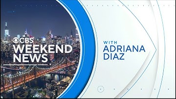 HD | Intro of CBS Weekend News Saturday with Adriana Diaz - New York Version (2022 - Current)