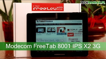 Wideo test i recenzja tabletu Modecom FreeTab 8001 IPS X2 3G | techManiaK.pl