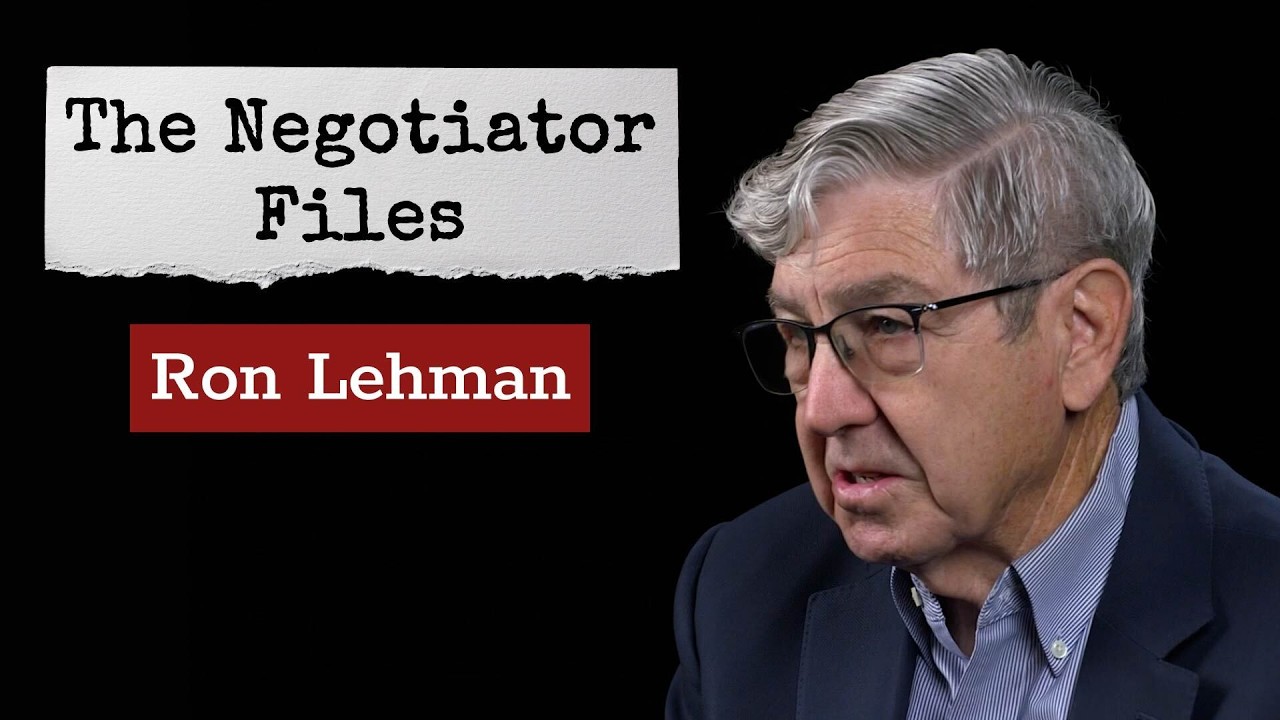 The Negotiator Files: A Conversation with Ambassador Ronald Lehman