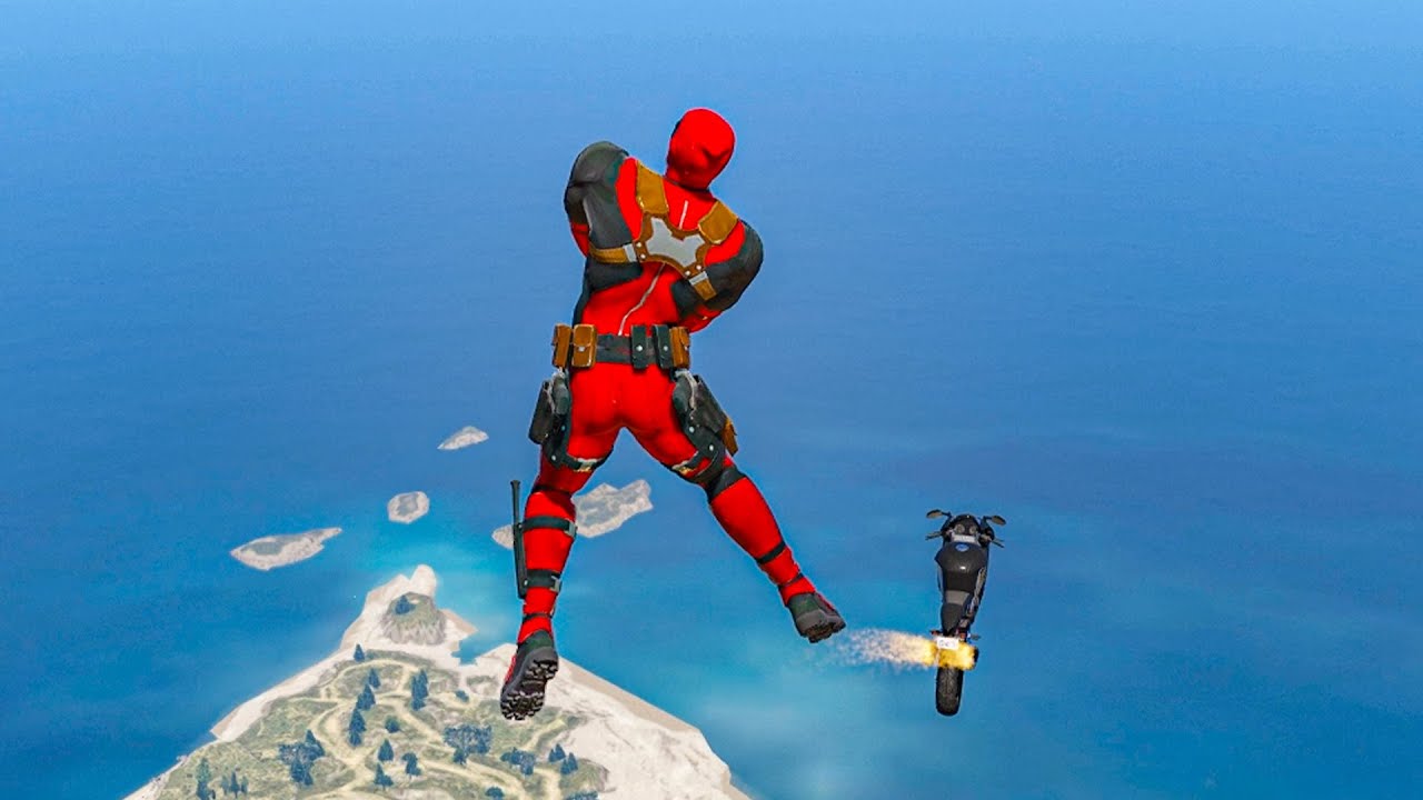 Deadpool Euphoria Physics Ragdoll Compilation  GTA 5 Funny Moments & Crazy Fails  Pt 08