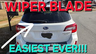 Subaru Outback Rear Wiper Replacement