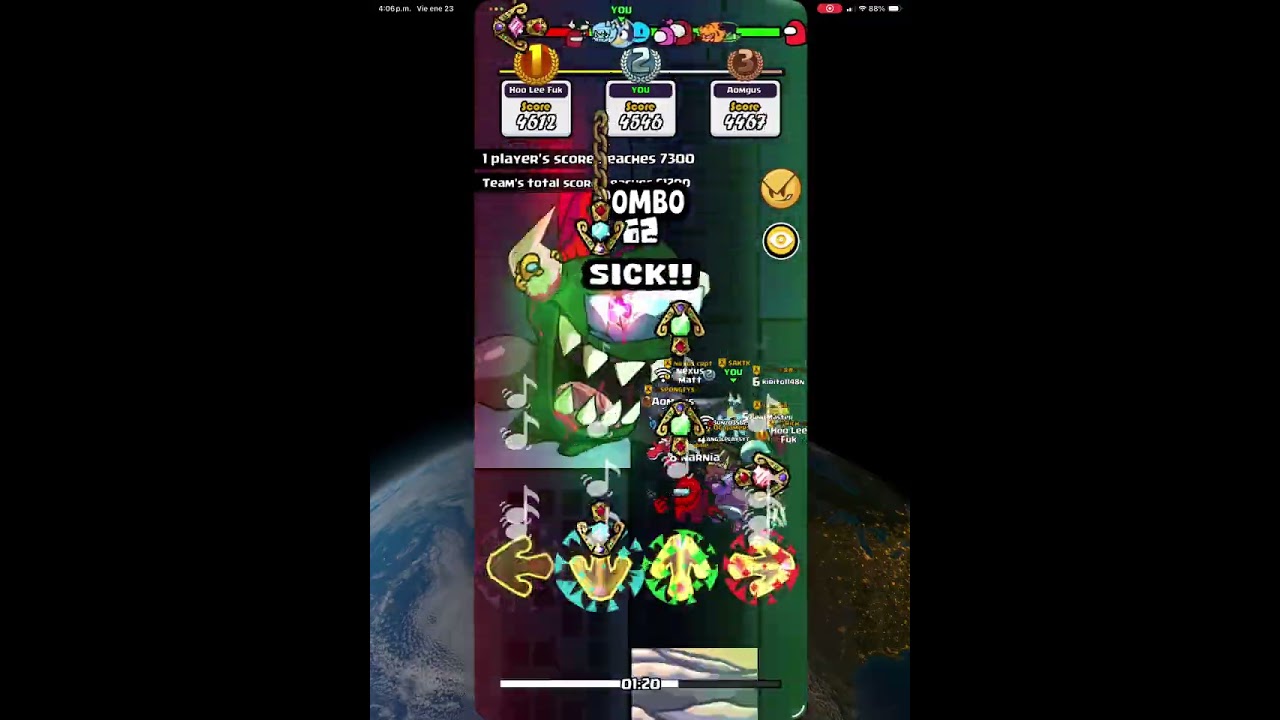 Beat  battle super boss DOUBLE TROUBLE the first time