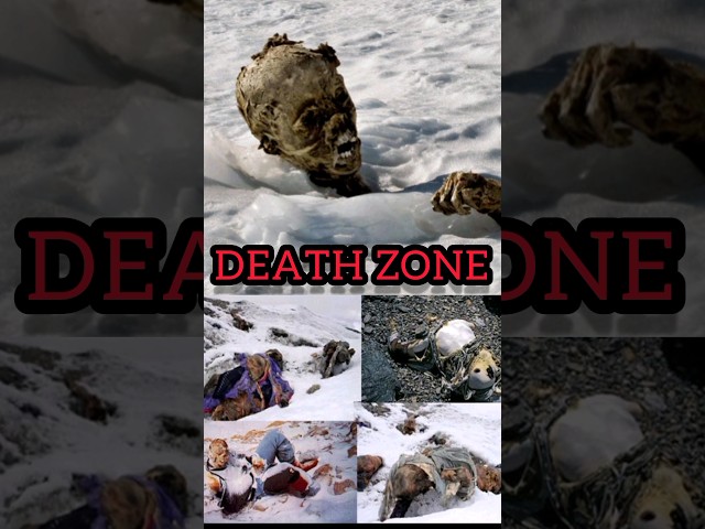 Mount Everest Death Zone ☠ #shorts #hindifacts #facts class=