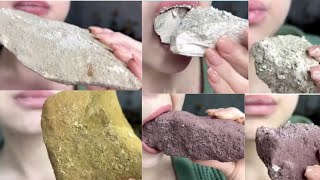 Chalk with paste eating| only asmr purpose ❗