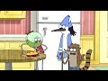 Regular Show Benson Eats The Sandwich Of Death 