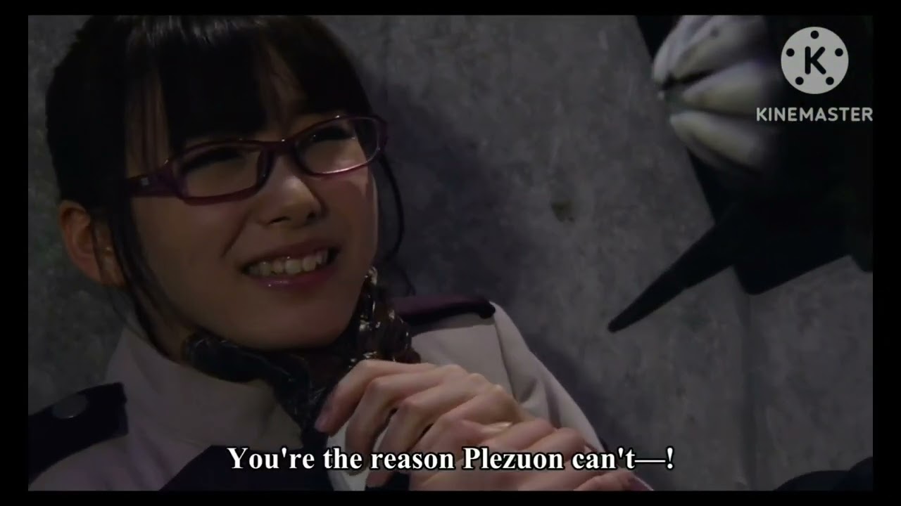 獣電戦隊キョウリュウジャーエイミーと弥生のヒロインピンチ