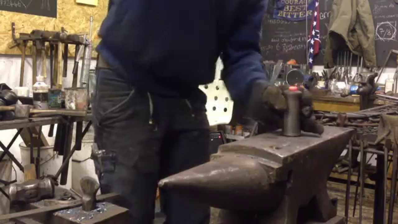 How to rivets Blacksmithing tips YouTube