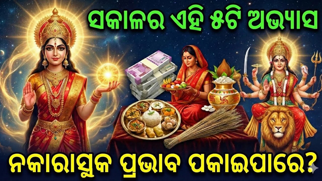 ସକାଳର ଏହି ୫ଟି ଅଭ୍ୟାସ କାହିଁକି ଜୀବନରେ ନକାରାତ୍ମକ ପ୍ରଭାବ ପକାଇପାରେ?