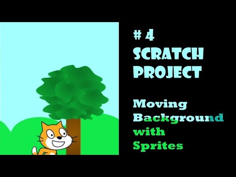 4. Scratch project | moving background with sprites @ITParkeducation ...