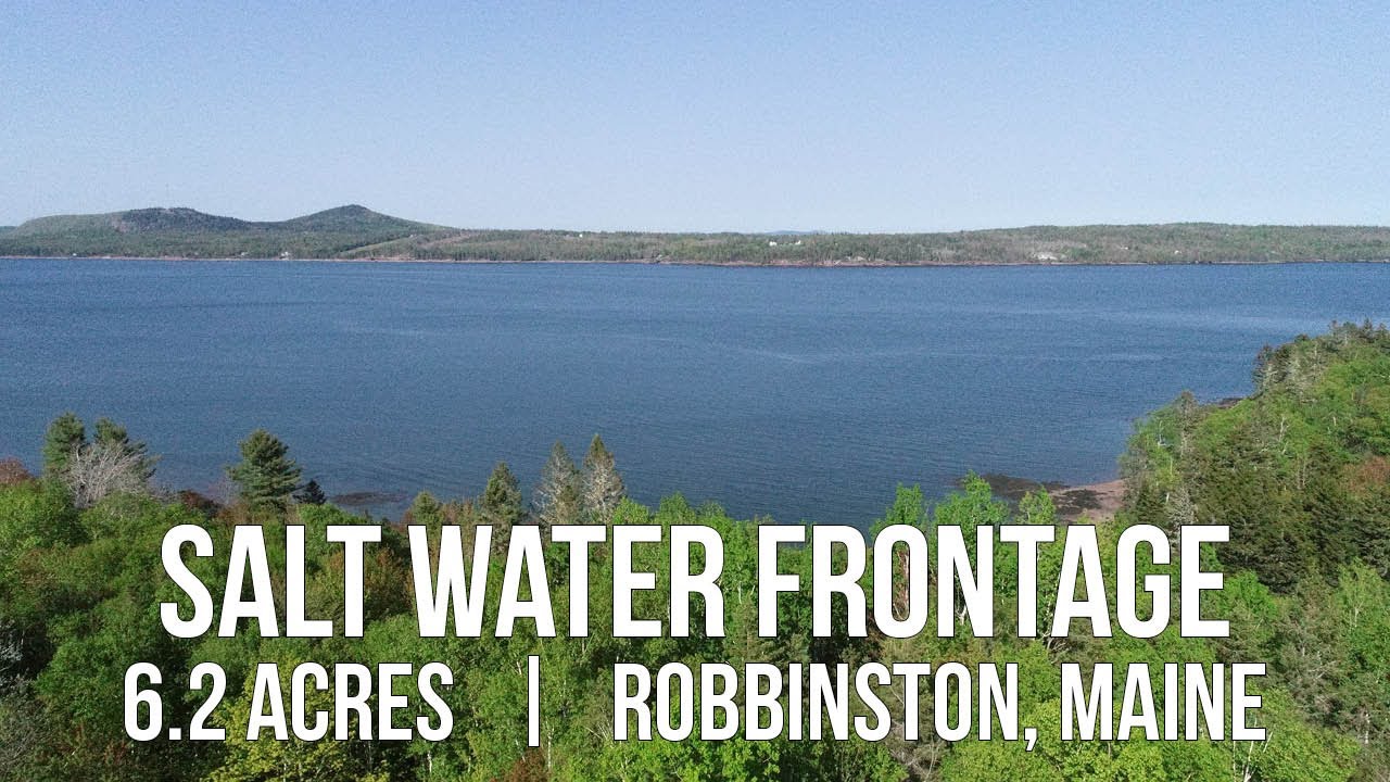 SOLD St. Croix River Land Lot For Sale Maine Real Estate YouTube