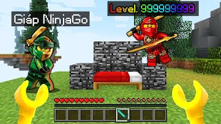 Minecraft Bedwars, Nhưng Sở Hữu Giáp Ninja Lego Siêu Mạnh Như Hacker Troll Noob Team ??