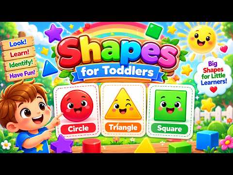 Learn Different Shapes for Kids | Toddler Learning Video with Real ...