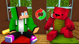 JJ and Mikey Color Swap Exchange - Maizen Minecraft Animation