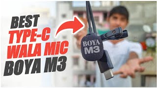 Best USB Type C Mic : Boya By M3 Digital Lavalier Microphone For Android Smartphone : 2020